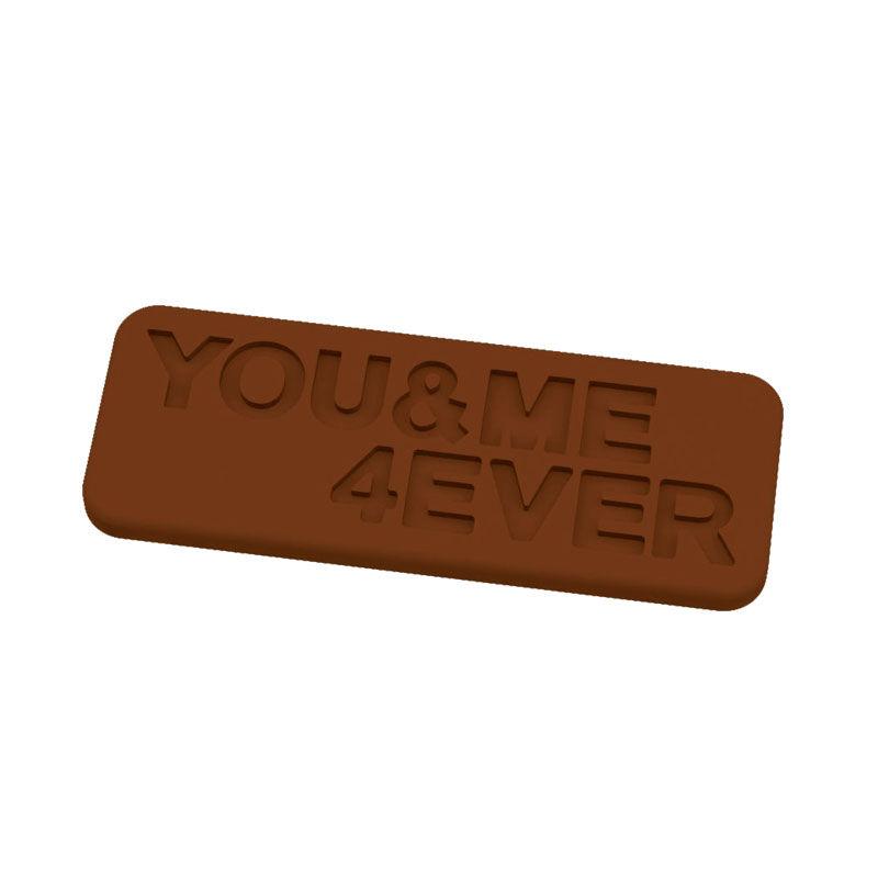 You & me 4 ever chocoladelabels