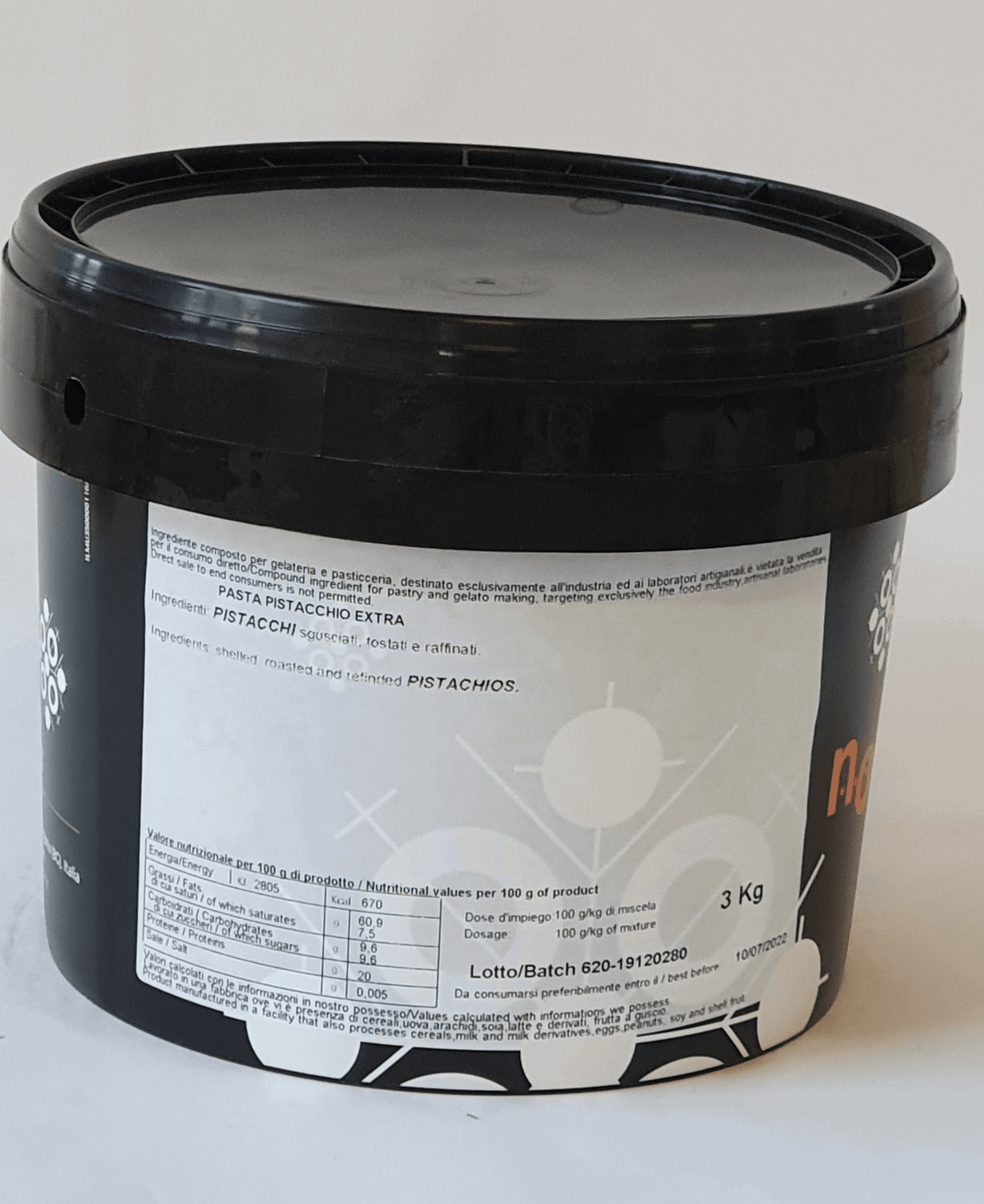 Pistacchio Extra pistachepasta 100% – 3 kg