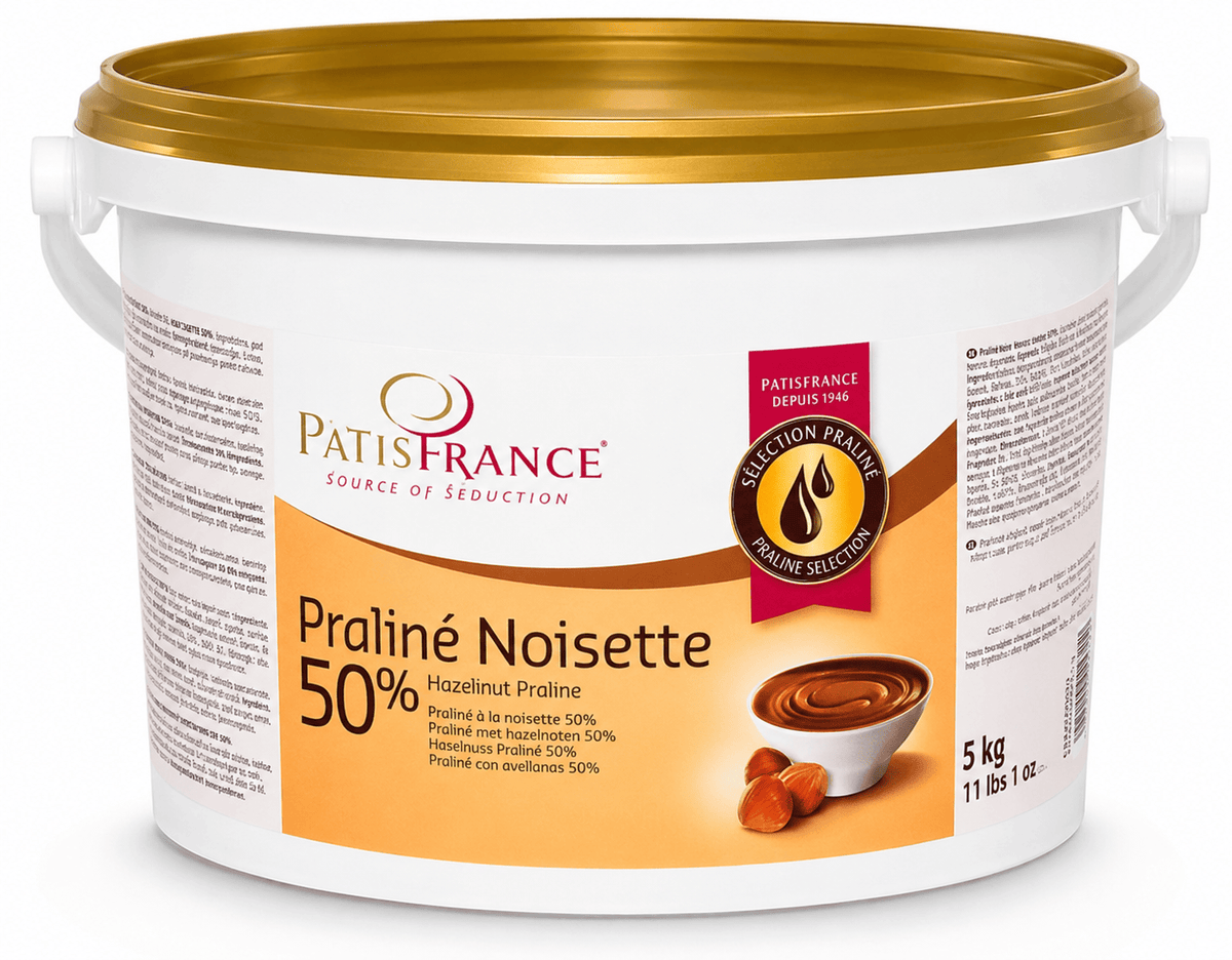 Anisana BV Notenpasta PatisFrance Praliné noisette 50% 5 kg PatisFrance Praliné noisette 50% 