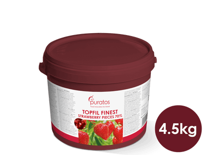 Anisana Patisserievullingen Puratos Topfil Finest Strawberry Pieces 70% – aardbeienvulling 4,5 kg Puratos Topfil Finest Strawberry Pieces 70% – aardbeienvulling 4,5 kg | Anisana