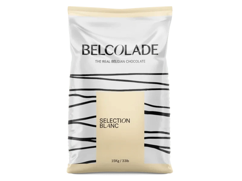 Bakvaste Belcolade Chunks Blanc Selection 15 kg