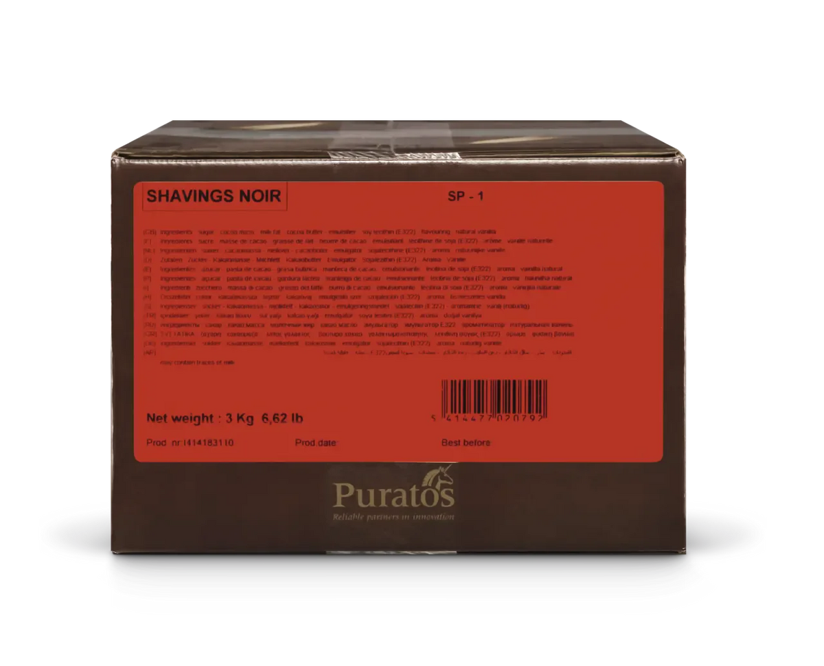 Belcolade Chocoladedecoraties Belcolade Schaafsel Noir  3 kg Belcolade Schaafsel Noir  3 kg | Anisana