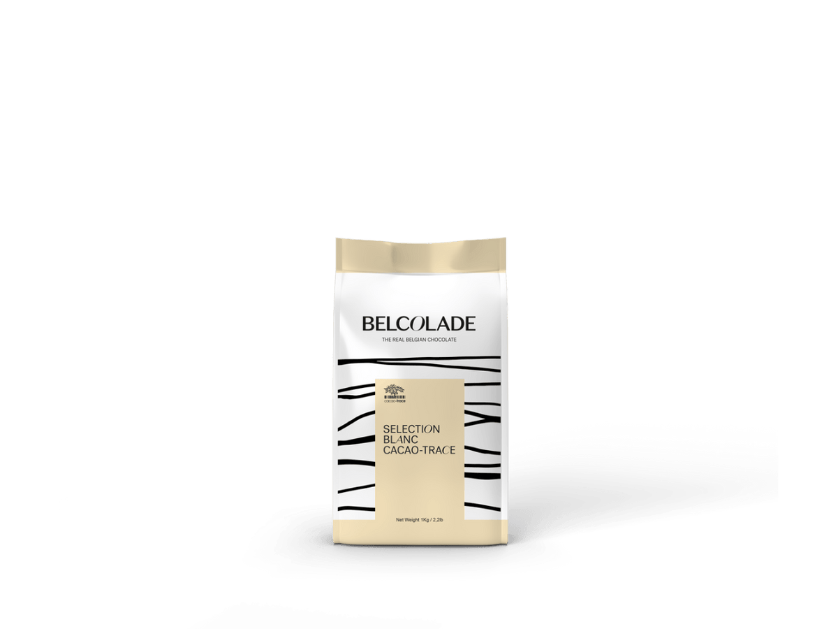 Belcolade Witte chocolade Selection Blanc Cacao-Trace X605/J 1kg Belcolade Selection Blanc Cacao-Trace X605/J 1kg | Anisana
