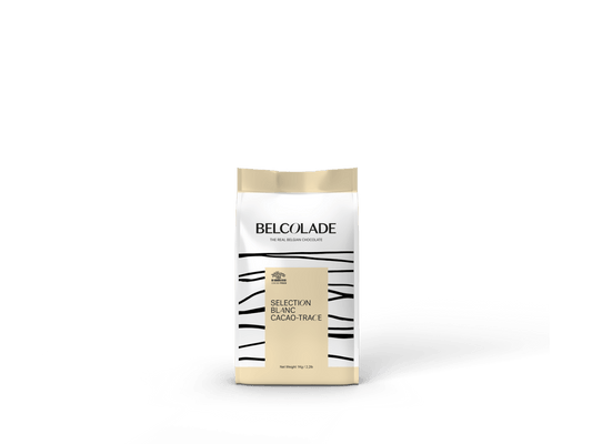 Belcolade Witte chocolade Selection Blanc Cacao-Trace X605/J 1kg Belcolade Selection Blanc Cacao-Trace X605/J 1kg | Anisana