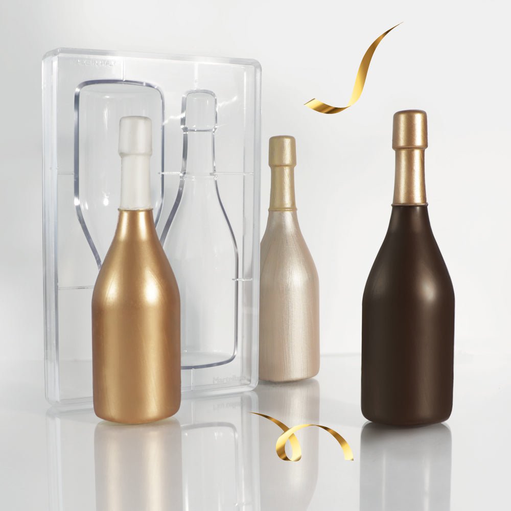 Champagnefles polycarbonaat chocoladevorm ma3010