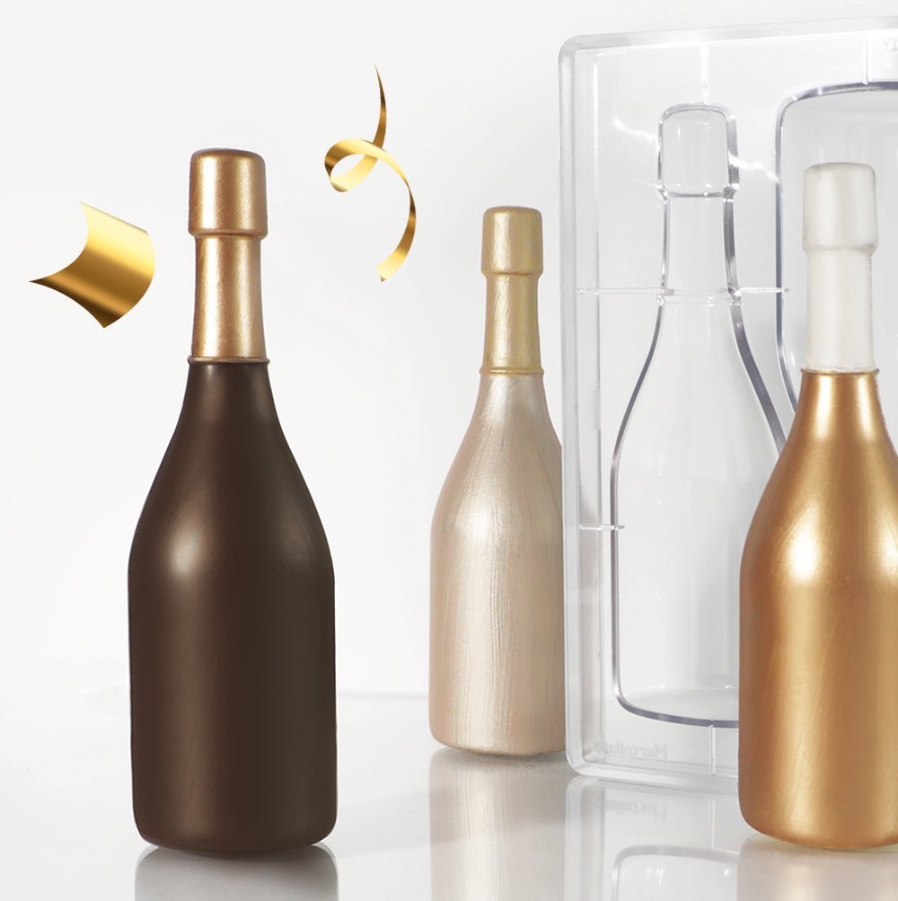 Martellato Chocoladevormen Champagnefles polycarbonaat chocoladevorm ma3010 MA3010 Champagnefles polycarbonaat chocoladevorm/Bestel eenvoudig online/Anisana