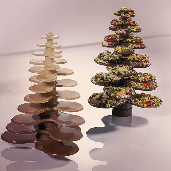 Martellato Chocoladevormen Chocoladevorm Kerstboom 20CT01 MA3010 Kerstboom polycarbonaat chocoladevorm/Bestel eenvoudig online/Anisana
