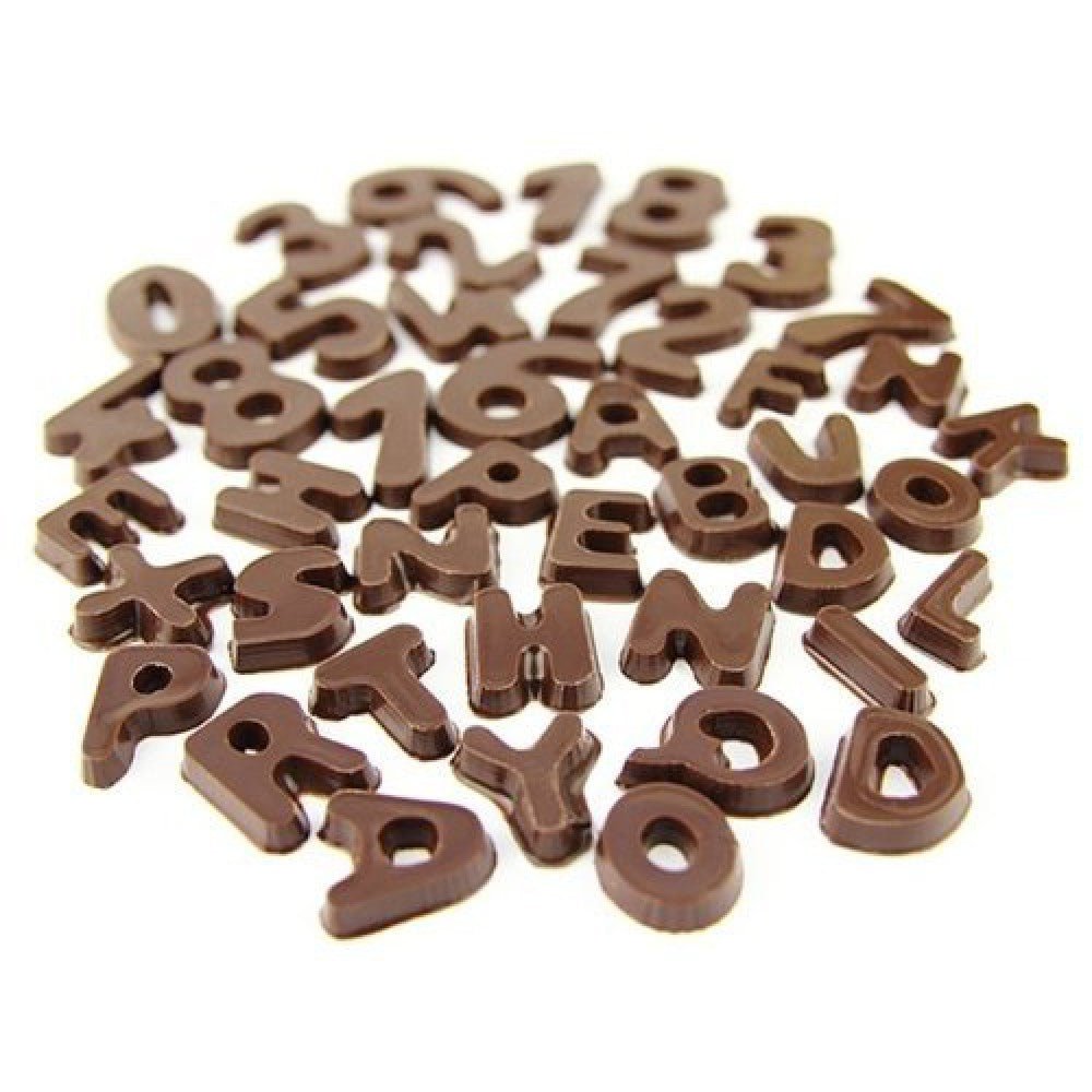 Letters & cijfers chocoladevorm MA3005