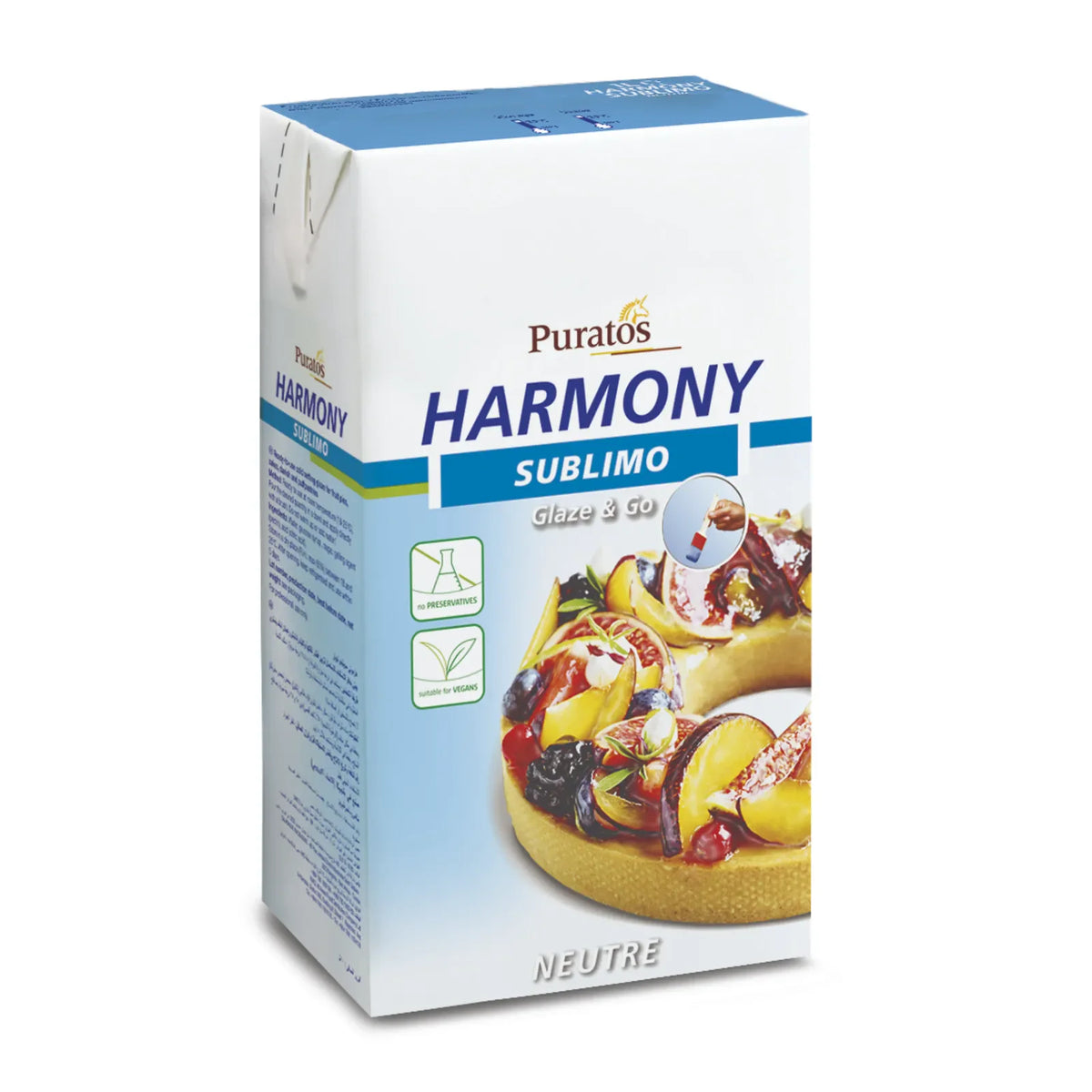 Puratos Harmony Sublimo Neutre – neutrale koude afdekgelei 12 × 1,2 kg