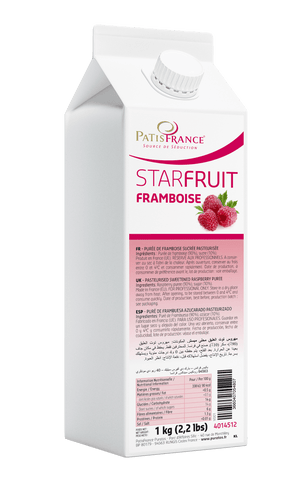 Puratos Fruitpuree 1 kg Puratos Starfruit Framboise – frambozenfruitpuree 1 kg Puratos Starfruit Framboise – frambozenfruitpuree 1 kg