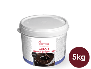 Puratos Glazuren & afdekgelei Miroir Glassage Chocolat Noir 5 kg Puratos Miroir Glassage Chocolat Noir 5 kg | Anisana