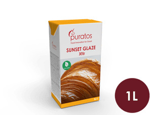 Puratos Lossings- & strijkmiddelen Doos 12 × 1 L Puratos Sunset Glaze Xtlr – plantaardig strijkmiddel, doos 12 × 1 L Puratos Sunset Glaze Xtlr – plantaardig strijkmiddel, doos 12 × 1 L